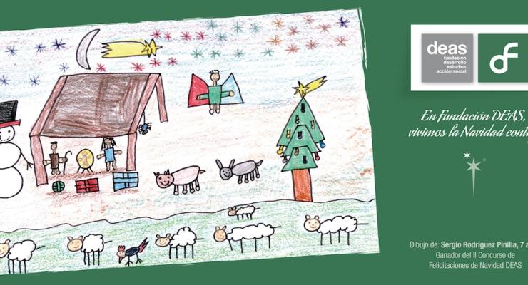Ya est en marcha el III Concurso de Dibujo Infantil de Felicitaciones de Navidad de la Fundacin DEAS